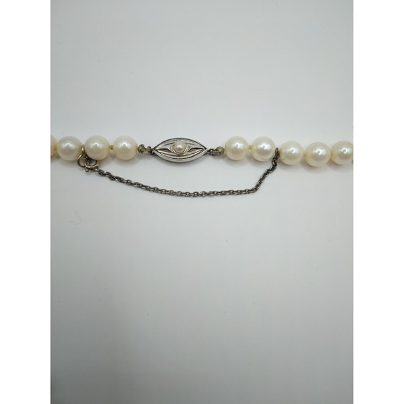 Vintage 14kt WG Akoya pearls - Picture 5 of 5